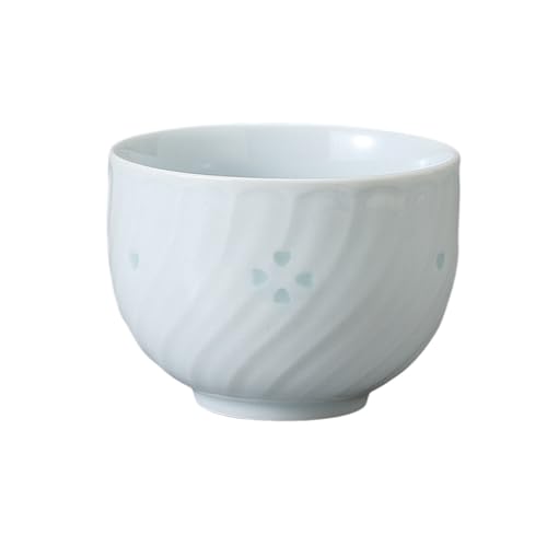 エールネット(Ale-net) 湯呑 煎茶碗 千茶碗 7.6×5.6cm 有田焼 ホタルレリーフツボ仙茶 食洗機対応 電子レンジ対応 日本製