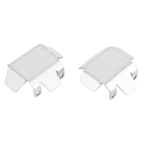 Drfeify RC Axle Skid Plate, Alloy Ventilated Guard Set for VS4 10 1/10 RC Crawler, Front & Rear Differential Protection for Rock Crawling