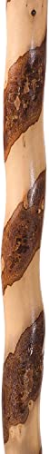 Brazos Rustic Wood Walking Stick, Twisted Sweet Gum, Traditional Style Handle, For Men & Women, Made In The Usa, 48" #TOP3