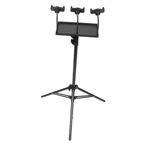 HEMOTON Adjustable Projector Tripod Stand Phone Holder Live Broadcast Bracket for Sound Cards Stable Support