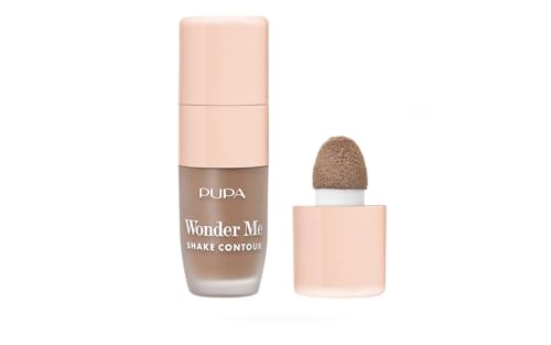 Pupa Flüssiges Blush Wonder Me Shake (Farbe 007 Baileys Coffee) – Gesichtspuder mit transparentem Effekt, Innovative Textur Water Cream, super leicht und langanhaltend