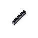 Slotted Nut For 4 Strings Bass Guitar 45.5 x 6 x 8 mm, ABS plastic Black