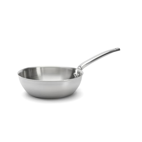 De Buyer - Sauteuse bombée en inox 3 couches ALCHIMY - 24 cm - Fabriquée en France, Maîtrise de...
