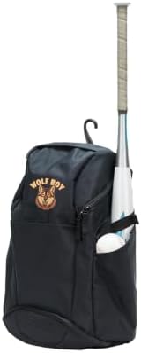 Wolf Boy | Childrens Wolves Product | Youth Kids Boys Wolf Sport Backpack — view 5