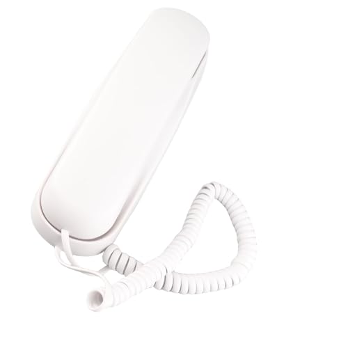 Teléfono Fijo CHICIRIS Blanco con Cable y Teclas Iluminadas miniatura 3