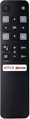 Replacement for TCL Google TV Remote Control, Compatible with TCL FHD HDR LED UHD QLED Smart TVs