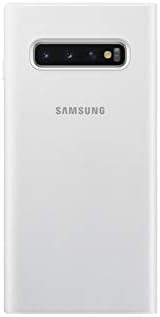 Samsung Official Original LED View Flip Cover Case for Galaxy S10e / S10 / S10+ (Plus) (White, Galaxy S10)