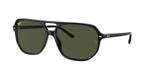 Ray-Ban RB2205 Sunglasses Bundle: RB 2205 BILL ONE 901/31 Bill One Black Green and Eyewear Cleaning Kit
