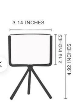 Image of Planter stand indoor rustproof durable stylish modern shelf living room sturdy stable decor decoration Pot Stand mid century - Small (Signle small)