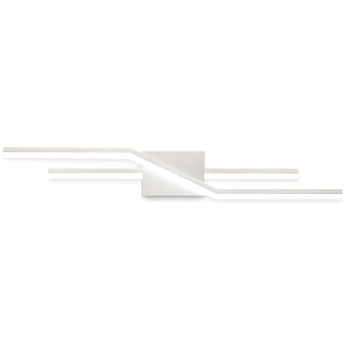 Image of SOLFART Vanity Lights for Bathroom Dimmable Modern Brushed Nickel Bathroom Light Fixtures Over Mirror 32 Inch