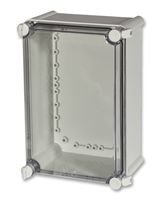 Best Price Square Enclosure, PC, Gry, Clr Lid