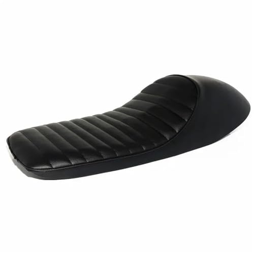 Selle moto Vintage à bosse noire anti-glisse compatible Yamaha SR250