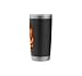Bigfoot Campfire Moonlight Retro Sasquatch Forest Stainless Steel Insulated Tumbler