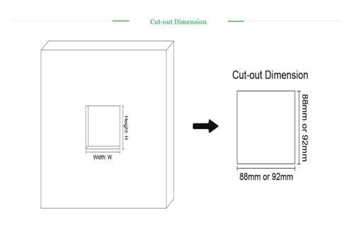 Medidor de energía programable AMC96L-E4/KC que optimiza el consumo 6