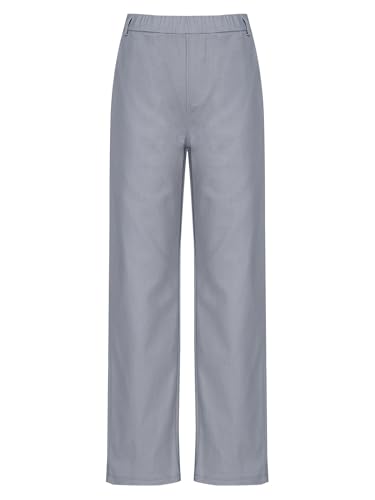 JEATHA Kids Boys Pull-On School Uniform Trouser Elastic Waistband Formal Dress Pant for Wedding Party Performance - Main Image