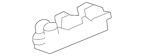 Diagram of door panel with switch panel highlighted