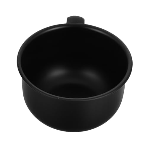 Beavorty Elegant Shaving Soap Cup Shave Soap Bowl for Men Shaving Cream Dish Shaving Accessories Metal Shaving Bowl