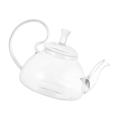 DOITOOL 耐熱手工ガラス急須 電磁調理器対応 持ちやすいハンドル付き 純粋な味わい抽出可能 茶 紅茶 花茶 果実茶用