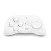 Manette de Jeu sans Fil à Distance, Manette de Jeu Bluetooth, Multifonction multimédia pour tablettes de téléphone Portable Android iOS(White)