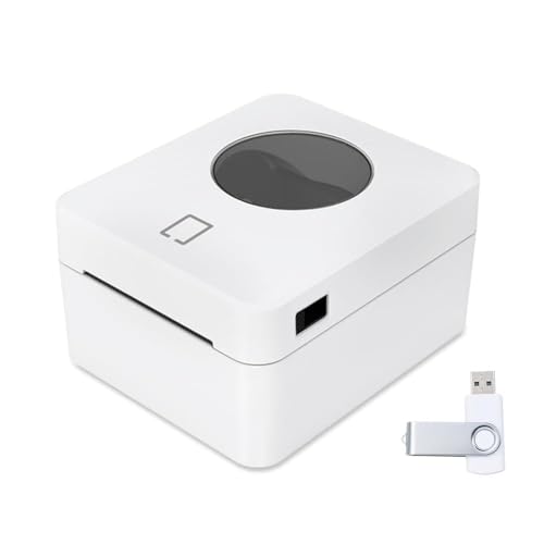 Stampante termica per etichette da tavolo per 4x6 Stampa di per pacchi di spedizione Etichettatrice tutto in uno Connessione USB cablata per adesivi ad alta veloci