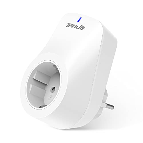 Tenda Smart Plug Beli SP3, presa Smart WiFi compatibile con Amazon Alexa Echo e Google Home, telecomando, progettata per la sicurezza dei bambini Bianco