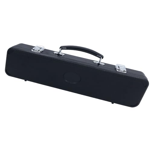 TUOREN Flute Case 16 Hole ABS Hard Plastic C Flute Protective Storage Box for Beginners
