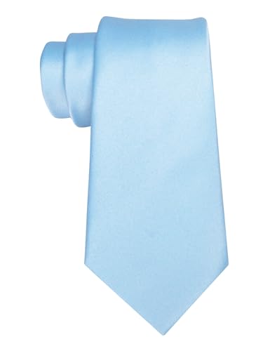 Image of JEMYGINS Solid Color Tie Mens Necktie for Business and Wedding