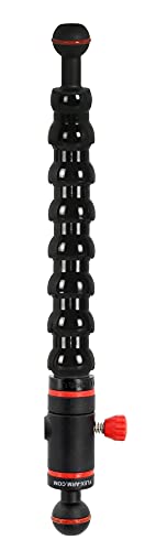Brazo de liberación rápida flexible 3/4 doble esfera 25 mm largo 33 cm fotografía subacuática FLEX-ARM 50003QK Cover