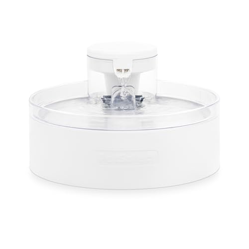PetSafe Outlast Pumpless Dog Water Fountain 128 oz Indoor Water Dispenser for Dogs and Multiple Cats - Dishwasher Safe Easy Assembly and Cleaning Water Filter Included