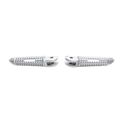 Motorrad Fußstütze Motorradzubehör Vorne Fußstützen Fußstütze Fußrasten Rutschfeste Pedal Fußrasten Kit Für Triumph Trident 660 2021-2024 TRIDENT660(Silver)