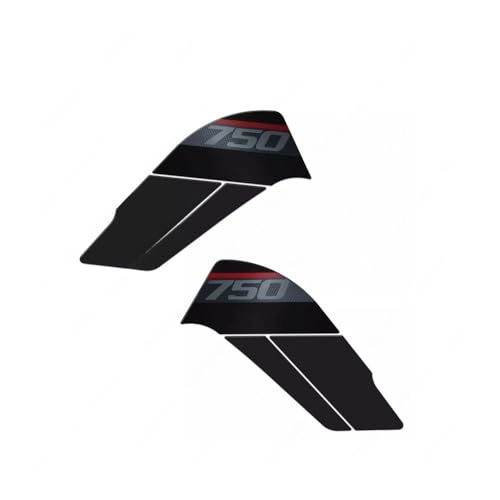 Autocollant réservoir moto Transalp XL 750 2023 protection noir