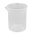 Aexit 100mL PP gauge Laboratory Experiment Spout Container Measuring Cup Beaker Clear