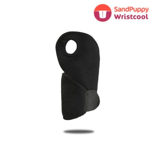 SandPuppy Wristcool - Refreezable Wrist Ice Pack for pain relief | Flexible Cold Pack for Wrist Pain Relief | Antifreeze Gel for Enhanced Body Contact | Reusable Cold Compress for Sports Injuries, Rheumatoid, Tendinitis, Swelling & Carpal Tunnel | Wrap your left or right hand | Gift for Women Men Mom Dad.