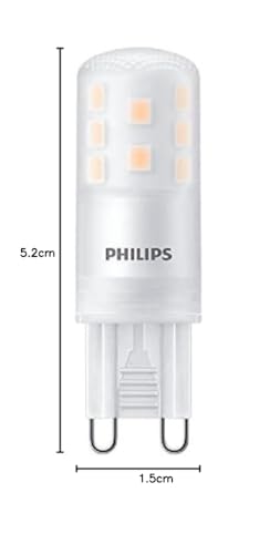 PHILIPS CorePro LED 2.6W G9 Capsule 2700K Dimmable - 12 Pack, 8718696766696