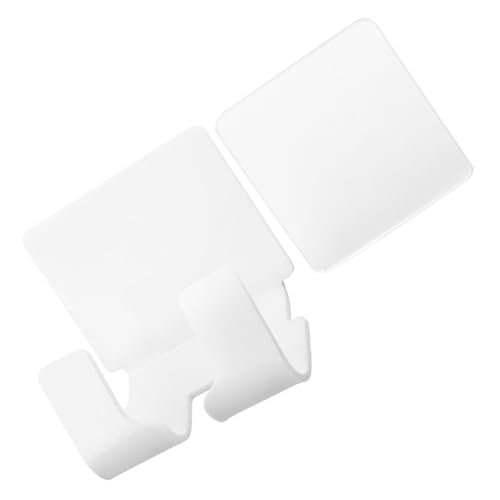 NUOBESTY Adhesive Wall Mount Phone Holder with Cable Organizer Slot Punch Smartphone Bracket Stand for Home Office Kitchen Wall Storage Rack for Charging Convenience