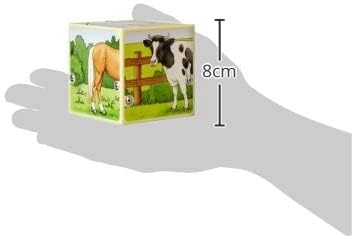 Kosmos 697365 - Soundwürfel Bauernhof, Lernspielzeug mit Geräuschen, für Kinder ab 2 Jahre, Spielzeug für Kleinkinder, Tiergeräusche, Geräusche von Pferd, Kuh, Schaf, Gans, Hahn, Schwein,