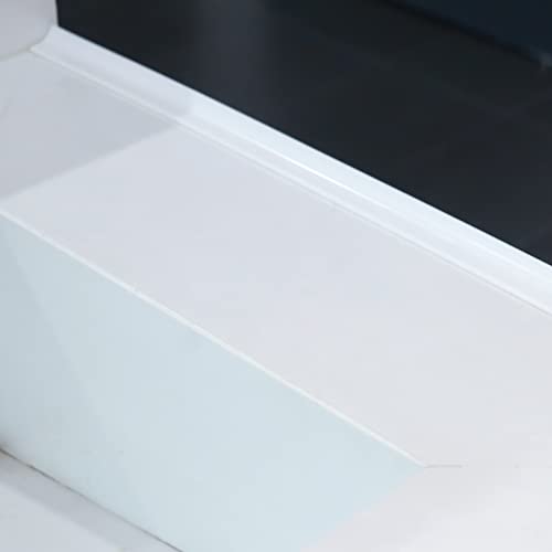 New Collapsible Shower Threshold Water Dam, Self Adhesive Silicone Waterproof Barrier Bathroom And Kitchen Water Strip Dam Shower Guard For Dry And Wet Separation Caulk Seal Strip Edge Trim(Tm) #TOP4