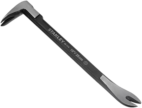 STANLEY Barra sacaclavo pequeña 25cm, Acero Forjado Templado, pat...