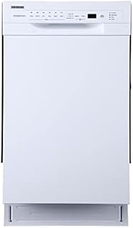 EdgeStar BIDW1802WH 18 Inch Wide 8 Place Setting Energy Star Rated Built-In Dishwasher