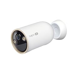 Tapo C460, 4K-8MP, Telecamera di sicurezza esterna a batteria WiFi Dual-Band, Rilevamento AI gratuito-Persona, Animali domestici e veicoli, Visione notturna a colori Starlight, IP66 resistente alle