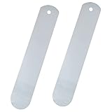 HOODANCOS アルミソックスボード 昇華ソックス用ストレート金属ジグ 靴下印刷アクセサリー 作業現場向け 2個セット