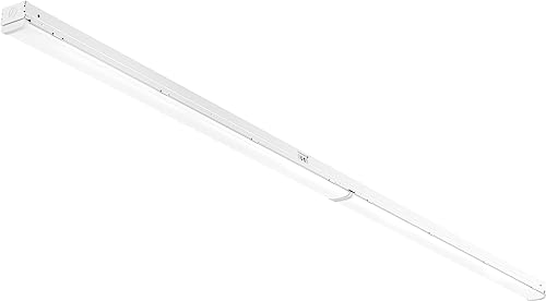 Image of Lithonia Lighting 1 Light LED Strip Light, 8 Foot Linear LED Ceiling Lighting Fixture, Adjustable Lumens, Selectable White Light Color, Dimmable, MVOLT (MNSS L96 ALO4 MVOLT SWW3 G1)