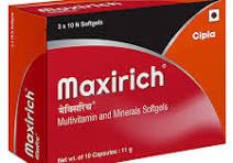 Maxirich DAILY MULTIVITAMIN Pack of 30 Capsules of CiplaHealth (B0CY3DFXNF) Amazon Price History, Amazon Price Tracker