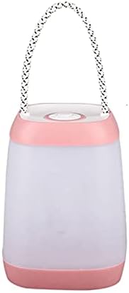 Qagazine LED Night Light, Rechargeable LED Camping Lamp, Portable Hanging Camping Lamp with Handle Rope, 2 Colors Light Modes Camping Light for Camping,Home Power Cuts,Decoration