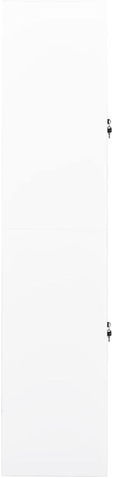 Office Cabinet White,File Cabinet,School Storage Cabinet,Multi-Function Cabinet,Modern Style,Accent Cabinet,for Office Staff,Home Sundries,Gym,School,Kid Room,35.4"x15.7"x70.9" Steel