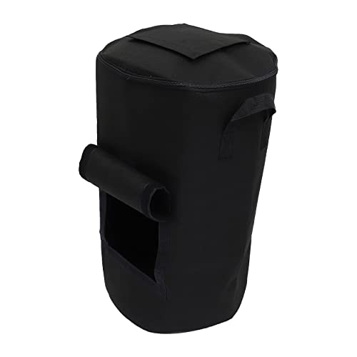 NULYLU Garden Compost Bag Felt Disposal Compost Bag 45 * 80-33 Gallon 125l Black Double Handles for Easy Use