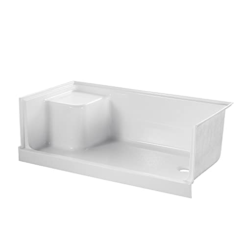Kingston Brass Vtsb603221R Grenada Shower Base, White #TOP1