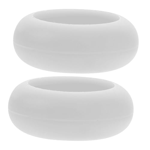 Gatuida 2 piezas Protector de Tapa para Tetera Unidades Cubiertas de Silicona Resistentes al Calor Antideslizantes y Fáciles de Instalar para Mango de Tapa de Tetera Blanco