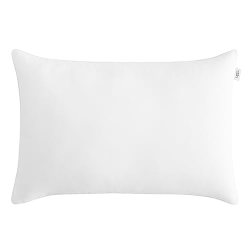 UGG Danielle Cooling Pillow King Size Hypoallergenic Down Alternative Luxury Hotel Bed Pillow for Stomach Back or Side Sleeper with Machine Washable Cover, 20-inch x 36-inch, White