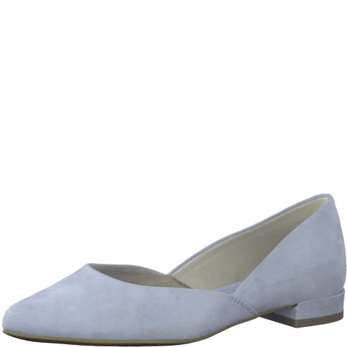 MARCO TOZZI Damen Ballerinas, Blockabsatz, weiches FEEL ME Fußbett, ideal...